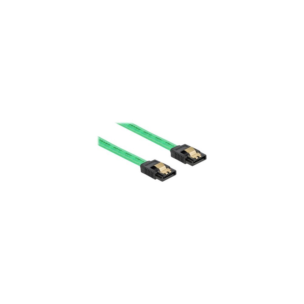 DeLOCK Delock SATA 6 Gb/s Cable UV glow effect - SATA-kabel - 70 cm