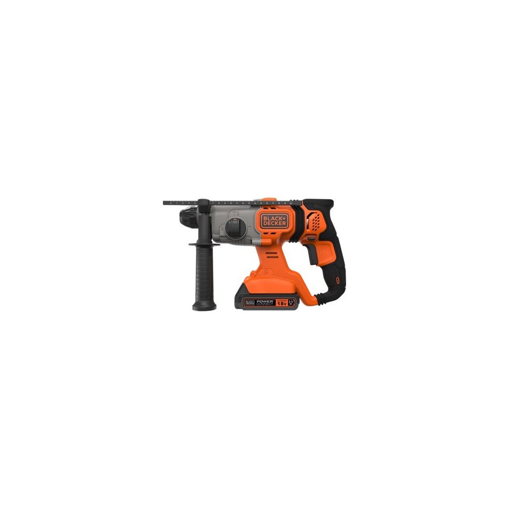 Black & Decker BLACK+DECKER BCD900E2K - roterande hammare - sladdlös - 2 batterier