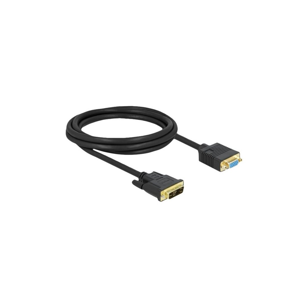DeLOCK Delock - videoadapterkabel - DVI-A till HD-15 (VGA) - 2 m