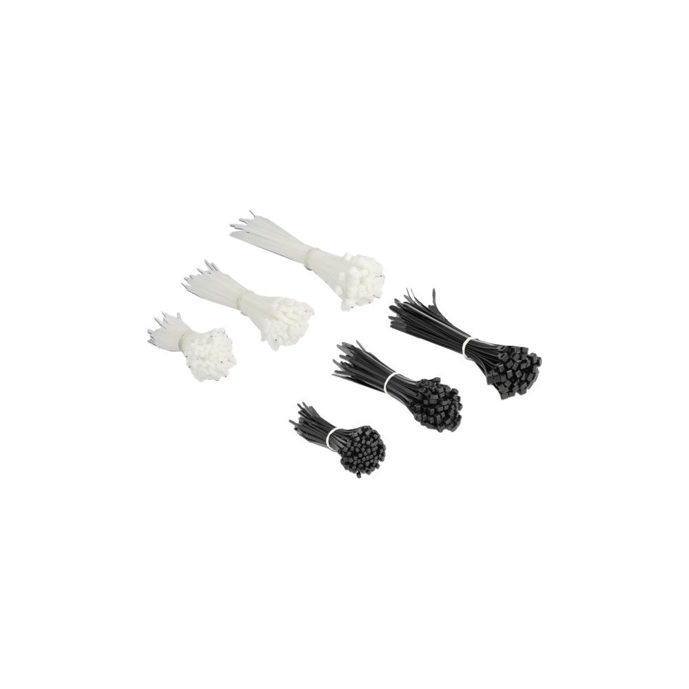 DeLOCK Delock Cable tie assortment box 500 pieces - kabelbandsats