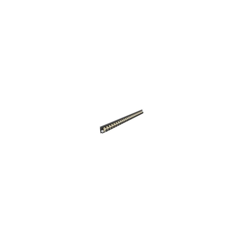 DeLOCK Delock fiber-optic splice box rack mount panel - 1U - 19"