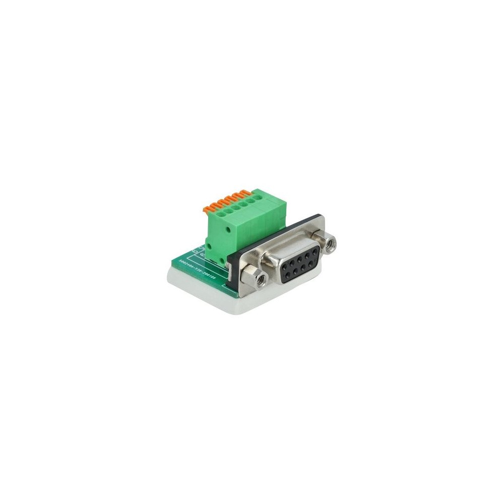 DeLOCK Delock - seriell adapter - DB-9 till 6-stifts terminalblock