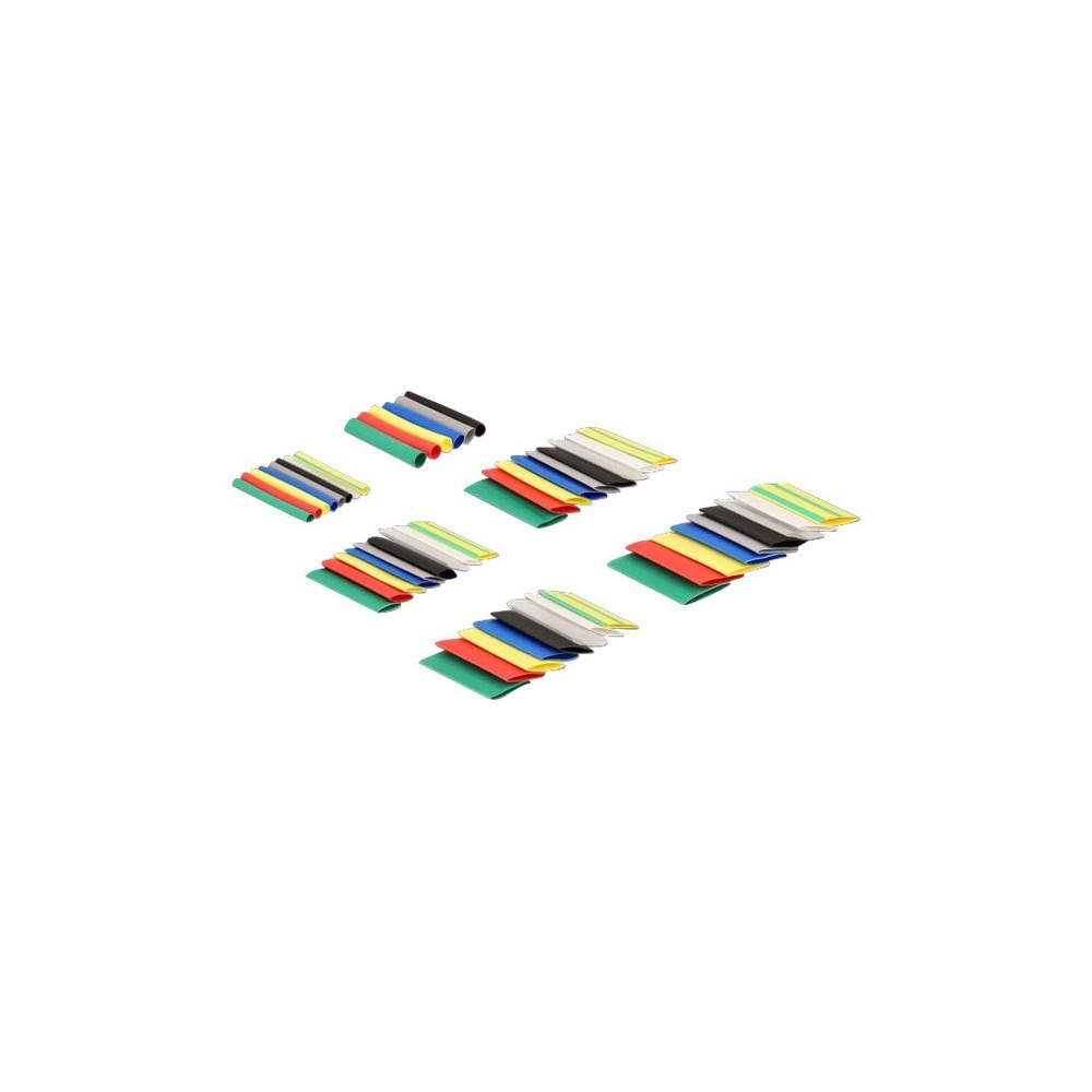 DeLOCK Delock Heat Shrink Tube Set (108 pieces) - rörledningssats till kylfläns