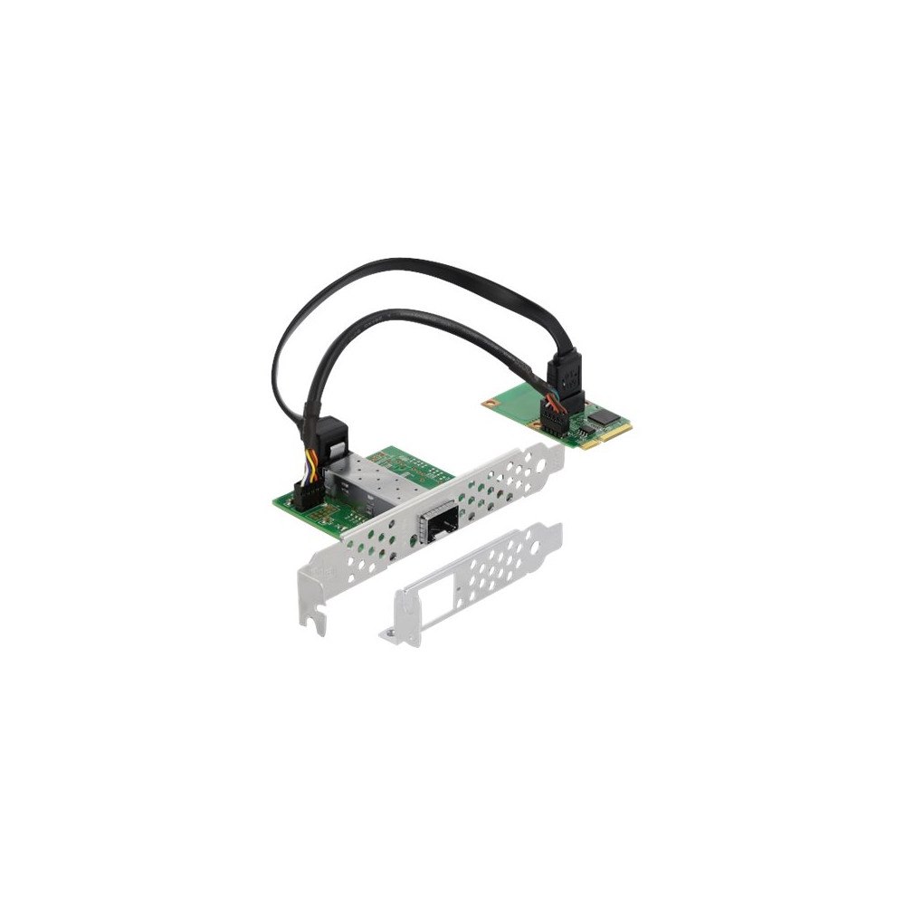 DeLOCK Delock Mini PCIe I/O PCIe full size 1 x SFP Gigabit LAN - nätverksadapter - PCIe Mini Card - Gigabit SFP x 1