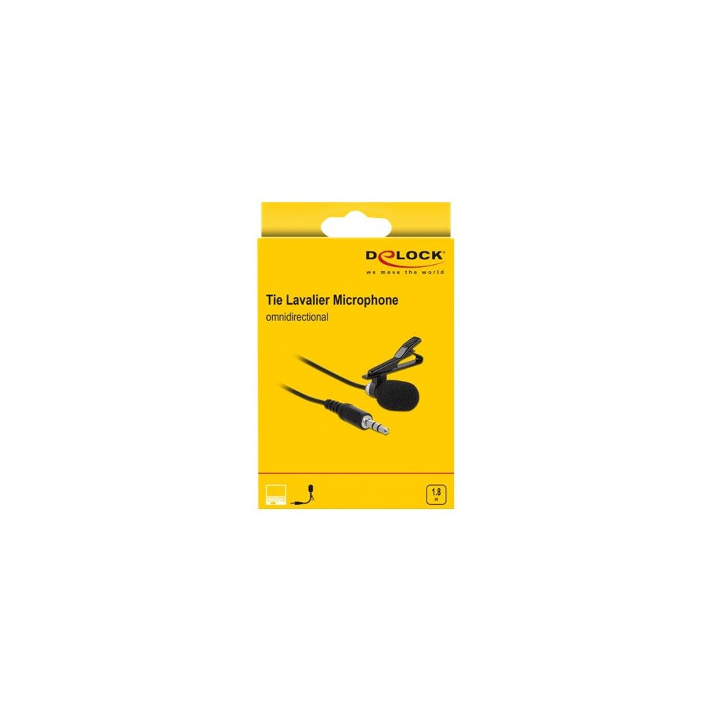 DeLOCK Delock Tie Lavalier Microphone Omnidirectional - mikrofon