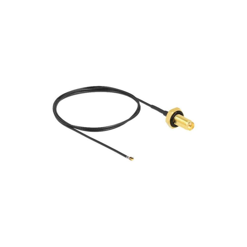 DeLOCK Delock antennkabel - 50 cm - grå, svart