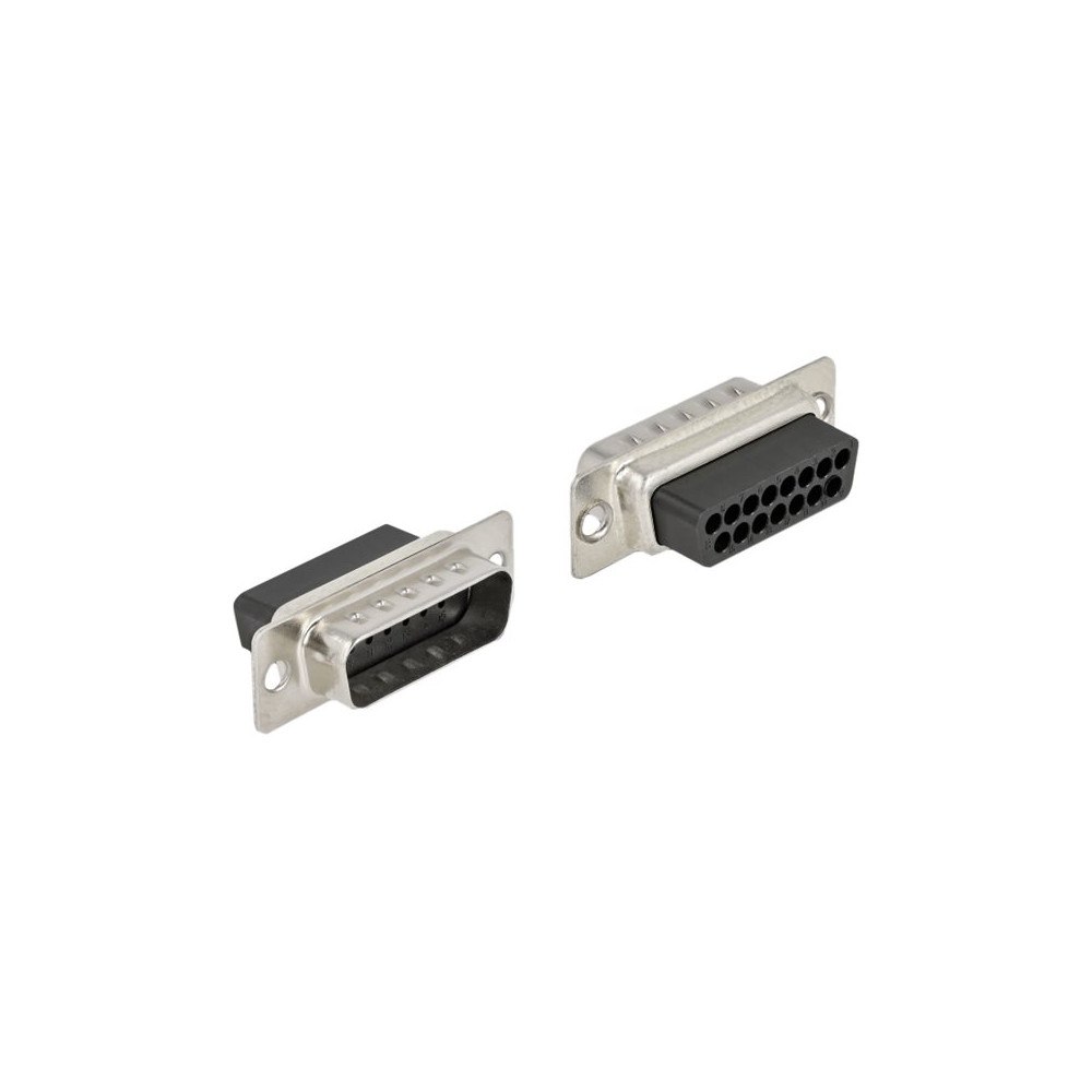 DeLOCK Delock stiftdon för crimpning - D-Sub 15 pin crimp male