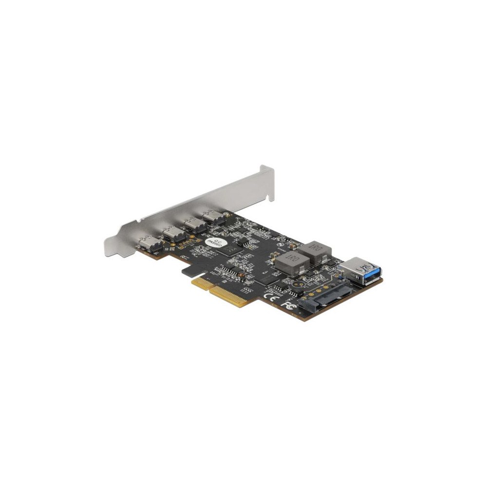 DeLOCK Delock - USB-adapter - PCIe 3.0 x4 - USB-C 3.2 Gen 2 x 4 + USB 3.2 Gen 2 (intern) x 1