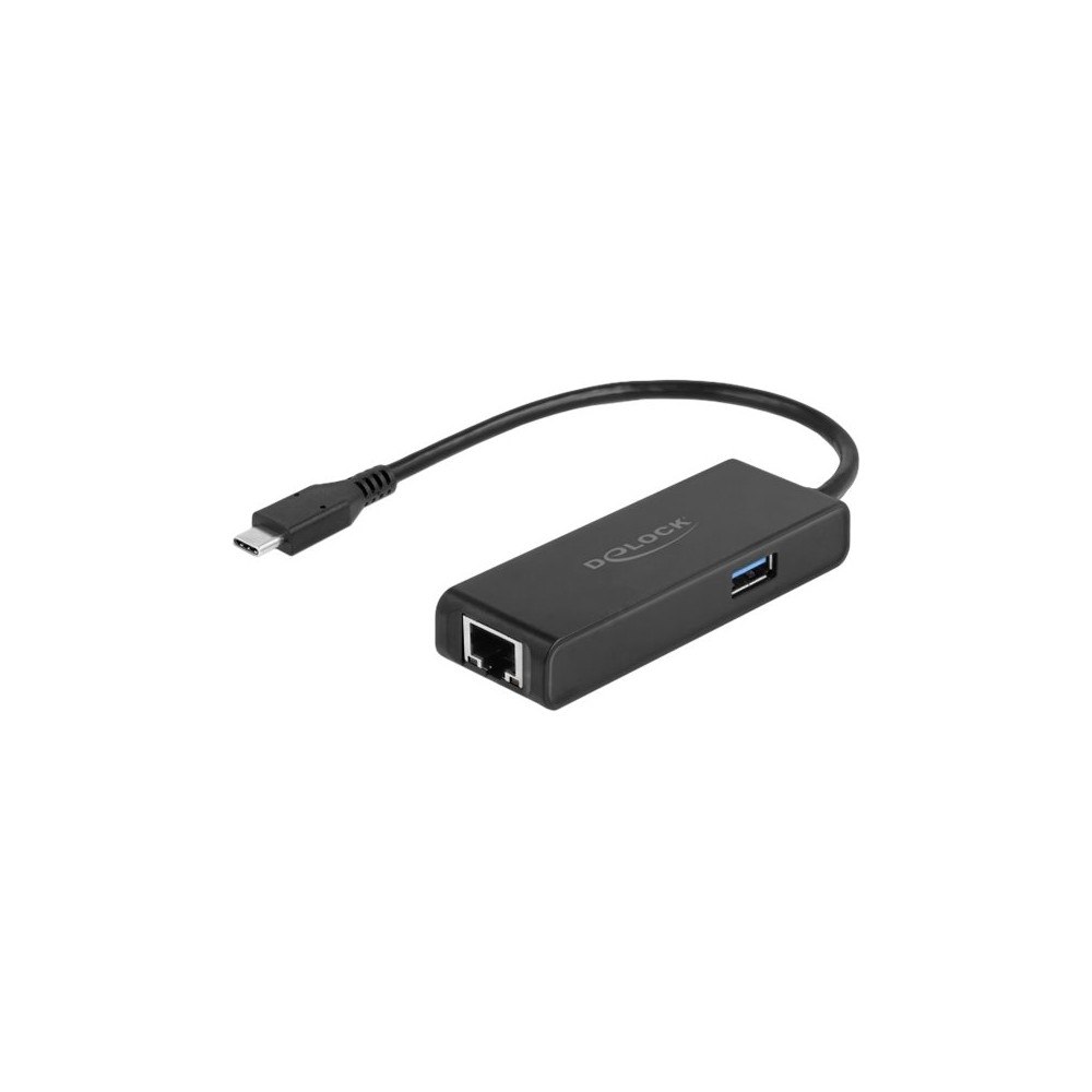 DeLOCK Delock - nätverksadapter - USB-C 3.2 Gen 1 - 2.5GBase-T x 1 + USB 3.2 Gen 1 x 1
