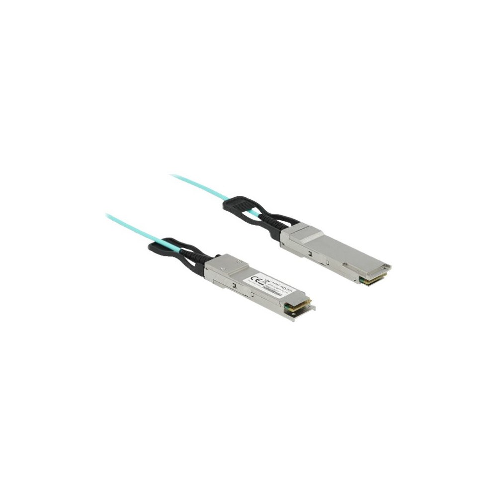 DeLOCK Delock Ethernet 40GBase-AOC-kabel - 5 m - havsblå