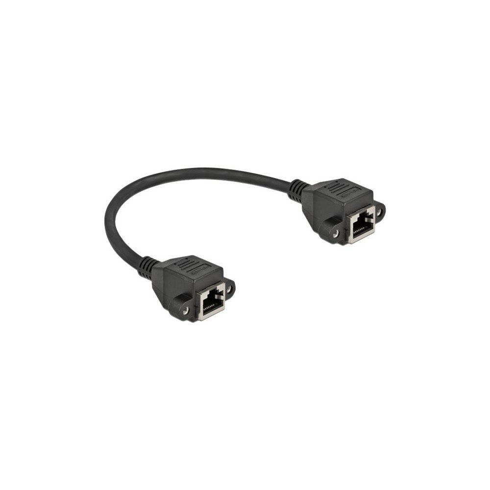 DeLOCK Delock kopplingsdon för nätverk - 25 cm - svart