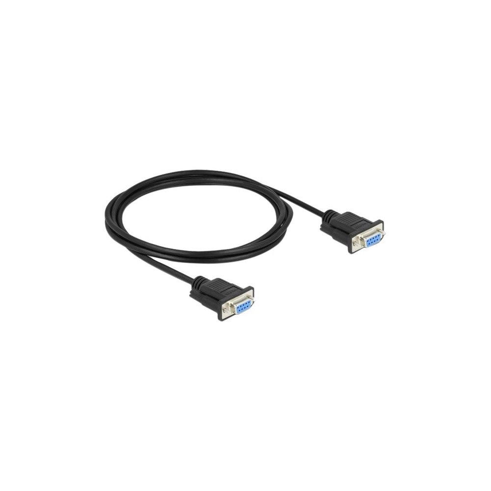 DeLOCK Delock - nollmodemkabel - DB-9 till DB-9 - 2 m