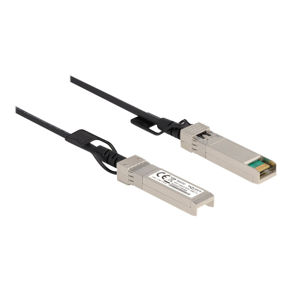 DeLOCK Delock direktkopplingskabel - 1 m - svart