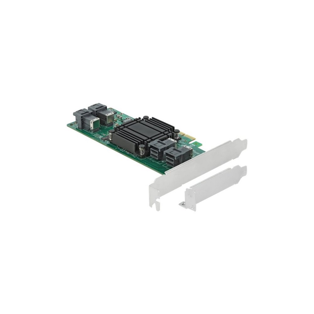DeLOCK Delock PCI Express x8 Card to 4 x internal SFF-8643 NVMe - Low Profile Form Factor - kontrollerkort - U.2 NVMe - PCIe 3....