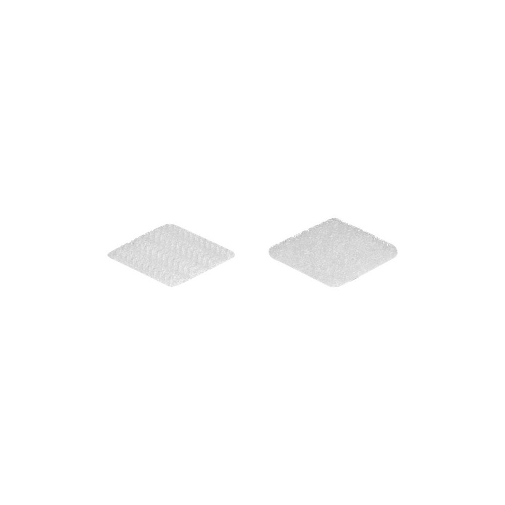 DeLOCK Delock hook & loop dot - square, self-adhesive