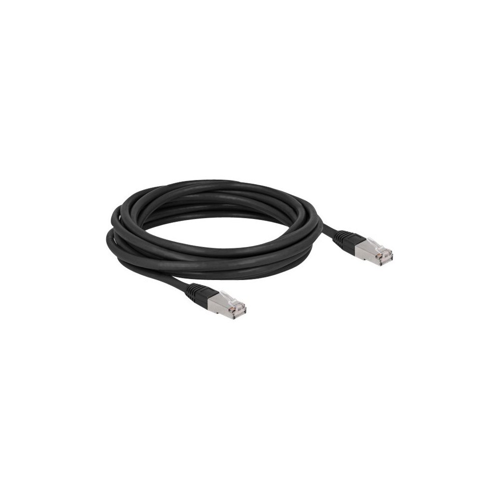 DeLOCK Delock patch-kabel - 5 m - svart