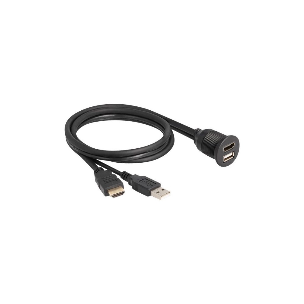 DeLOCK Delock HDMI / USB förlängningskabel - 1 m