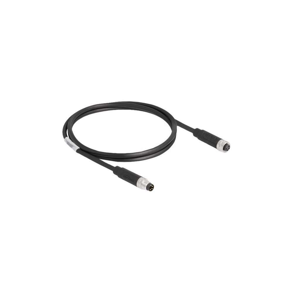 DeLOCK Delock patch-kabel - 1 m - svart