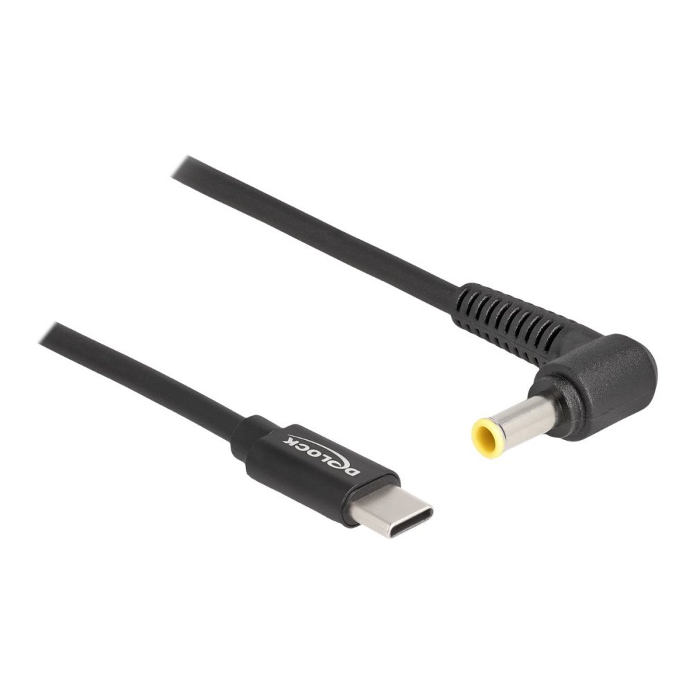 DeLOCK Delock - strömkabel - USB-C till DC-jack 5,5 x 3,0 mm - 1.5 m