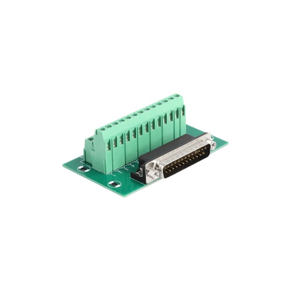 DeLOCK Delock - seriell adapter - DB-25 till 26 pin terminal block