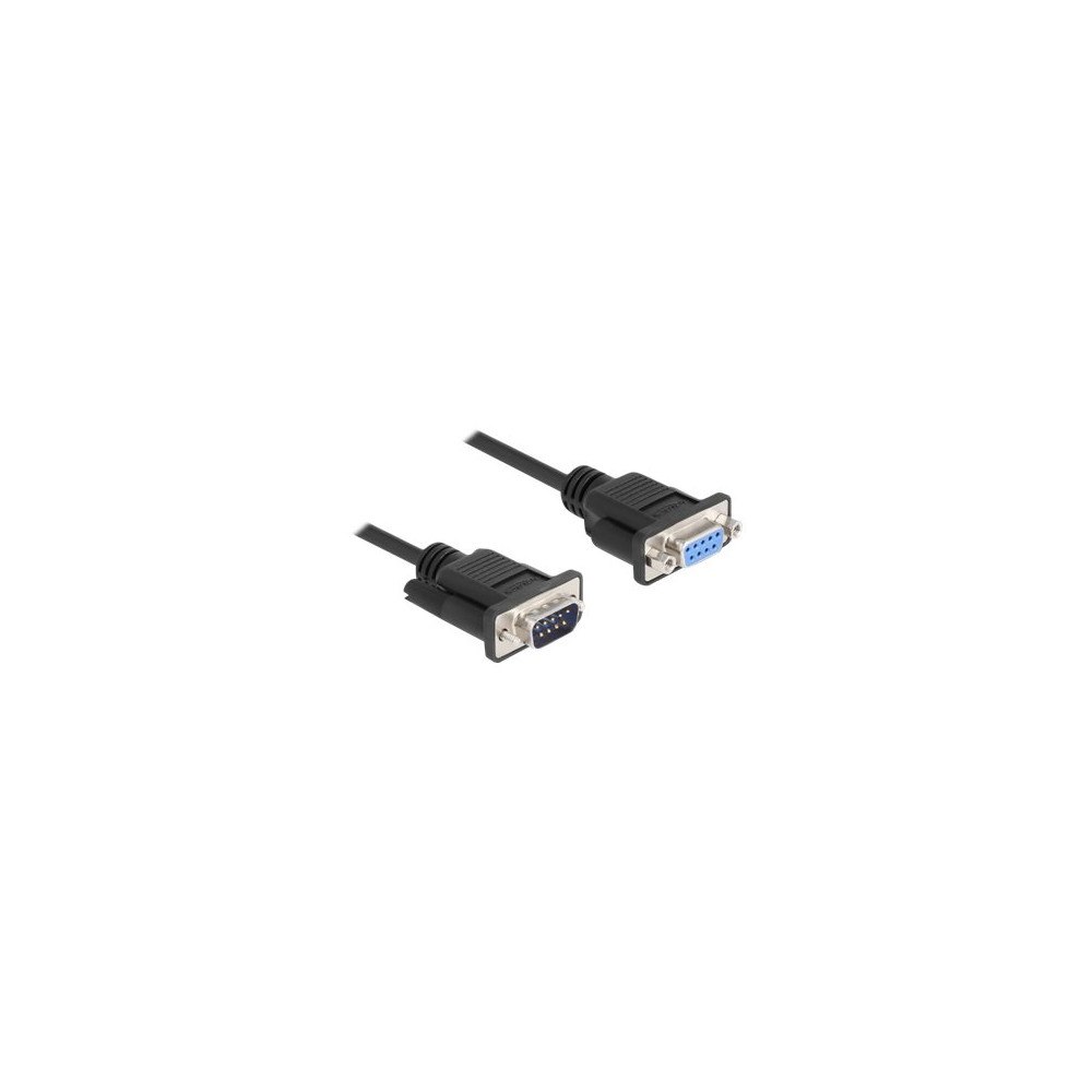 DeLOCK Delock - nollmodemkabel - DB-9 till DB-9 - 50 cm