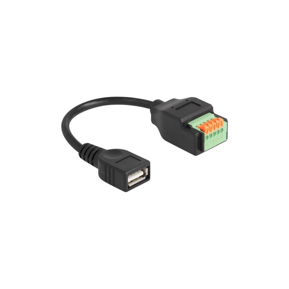 DeLOCK Delock - USB-adapterkabel - USB till 5-stifts terminalblok - 15 cm