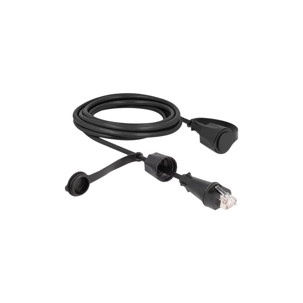 DeLOCK Delock patch-kabel - 3 m - svart