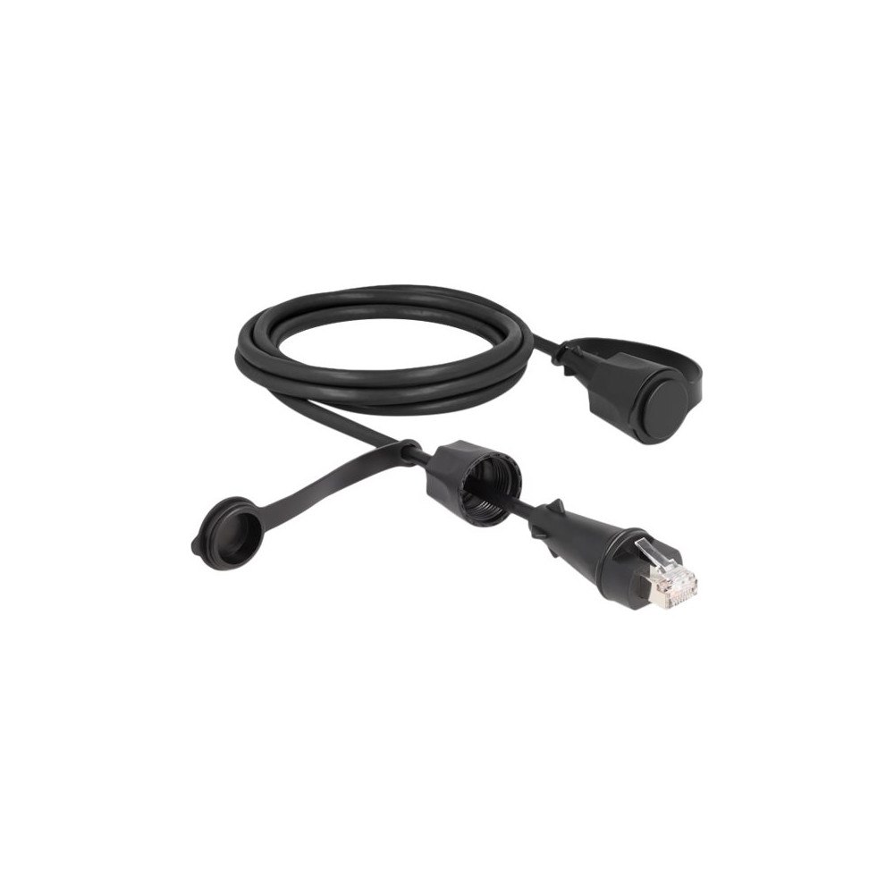 DeLOCK Delock patch-kabel - 2 m - svart
