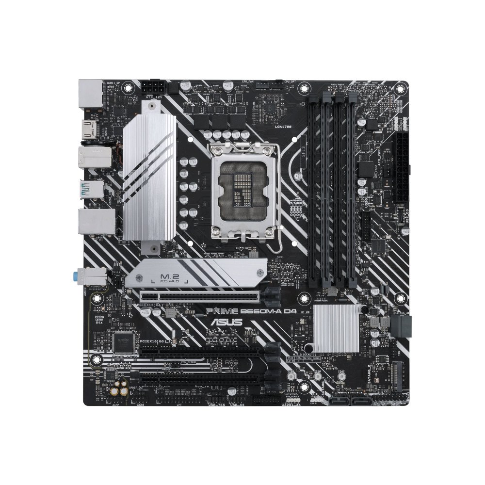 ASUSTeK COMPUTER ASUS PRIME B660M-A D4-CSM - moderkort - micro ATX - LGA1700-uttag - B660