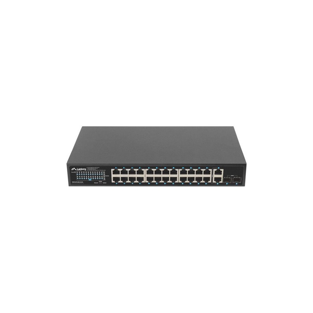 LANBERG Lanberg RSGE-24P-2GE-2S-360 - switch - 24 portar - ohanterad - rackmonterbar