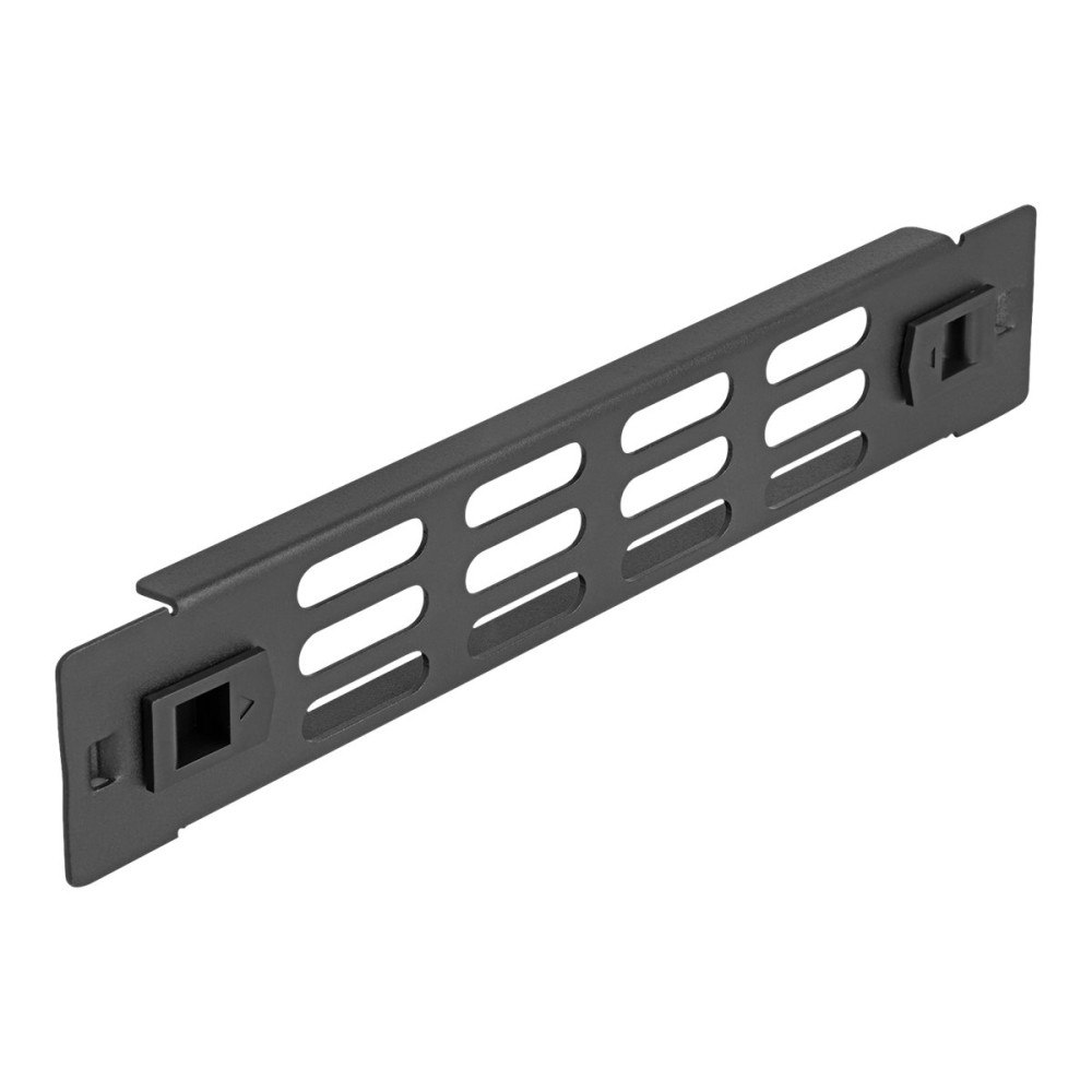 DeLOCK Delock - rackpanel - with ventilation slots, tool free - 1U