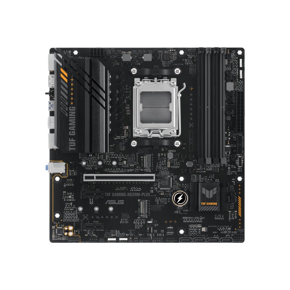 ASUSTeK COMPUTER ASUS TUF GAMING A620M-PLUS - moderkort - micro ATX - Socket AM5 - AMD A620