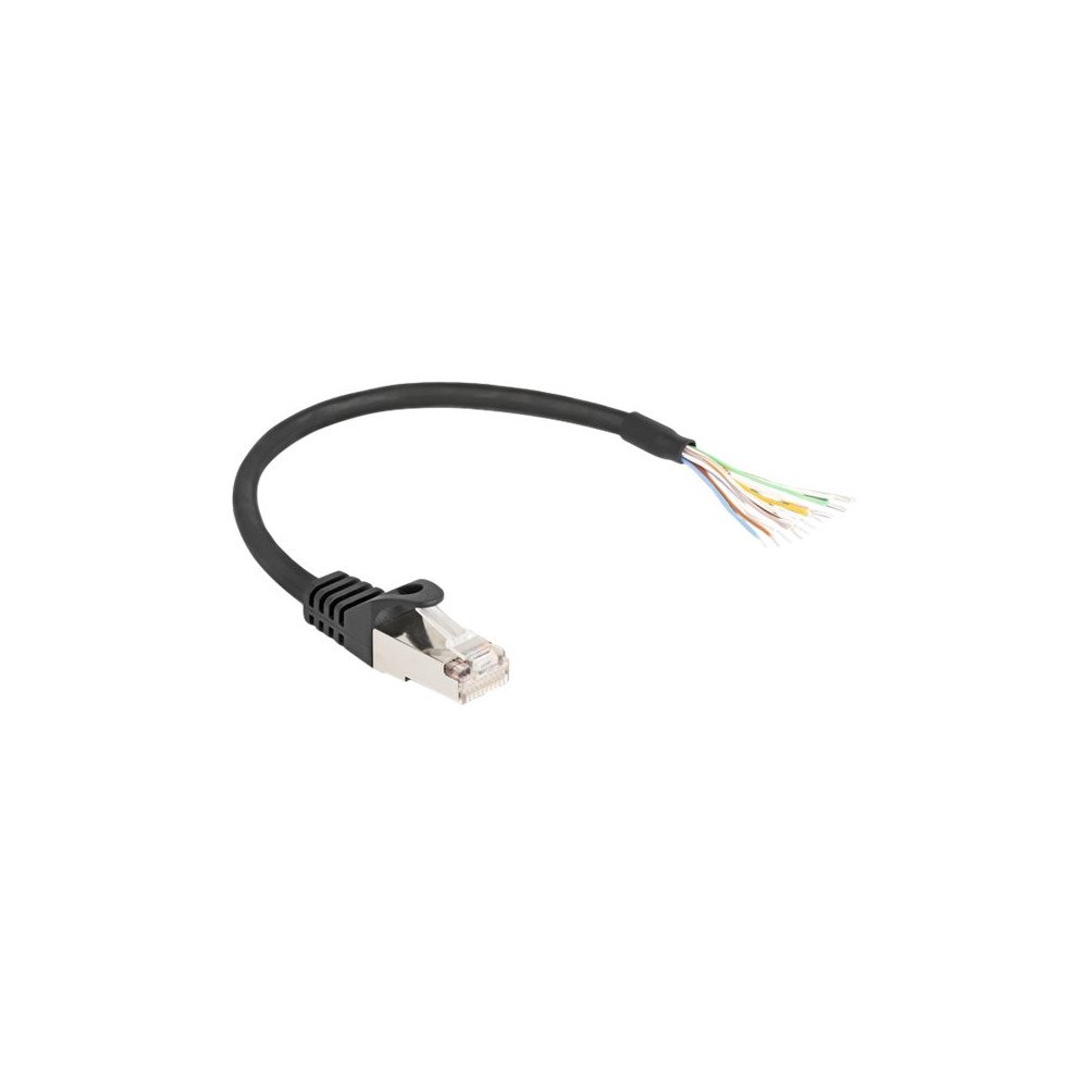 DeLOCK Delock nätverkskabel - 25 cm - svart