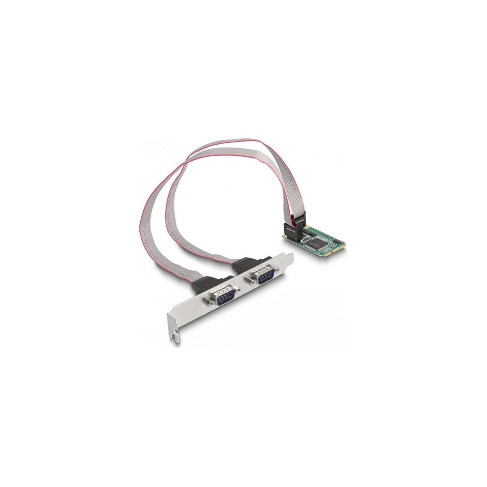 DeLOCK Delock - seriell adapter - PCIe Mini Card - RS-232 x 2