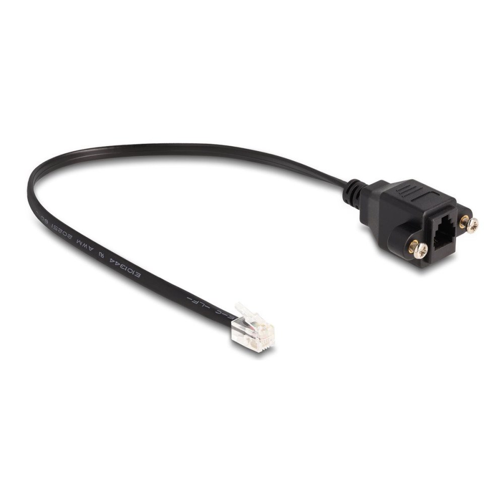 DeLOCK Delock telefonförlängningskabel - 30 cm - svart