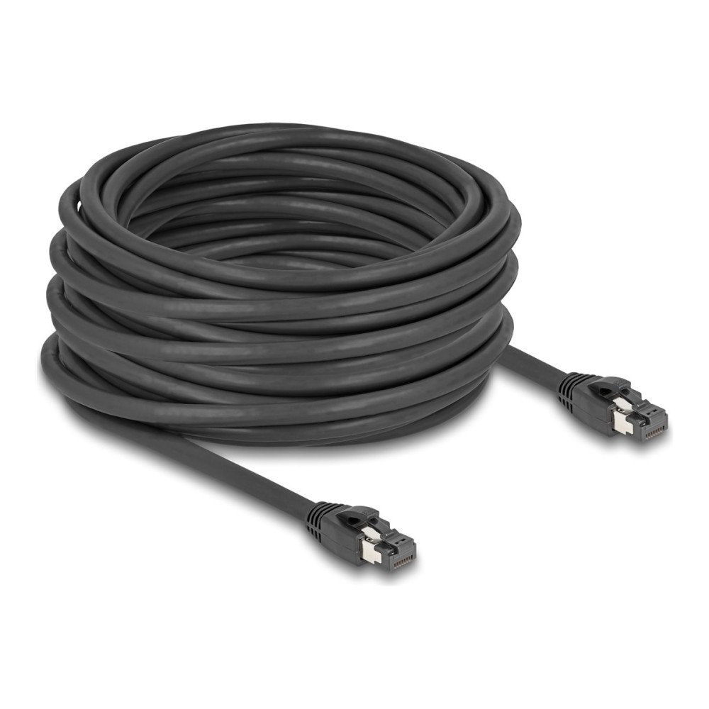 DeLOCK Delock patch-kabel - 15 m - svart