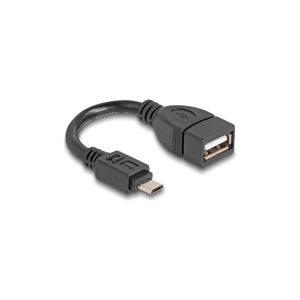 DeLOCK Delock - USB-kabel - Micro-USB typ B till USB - 11 cm