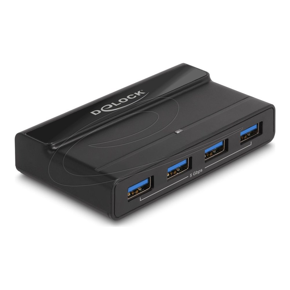 DeLOCK Delock - USB-brytare - 5 Gbps, 4 x device and 2 x host - 4 portar