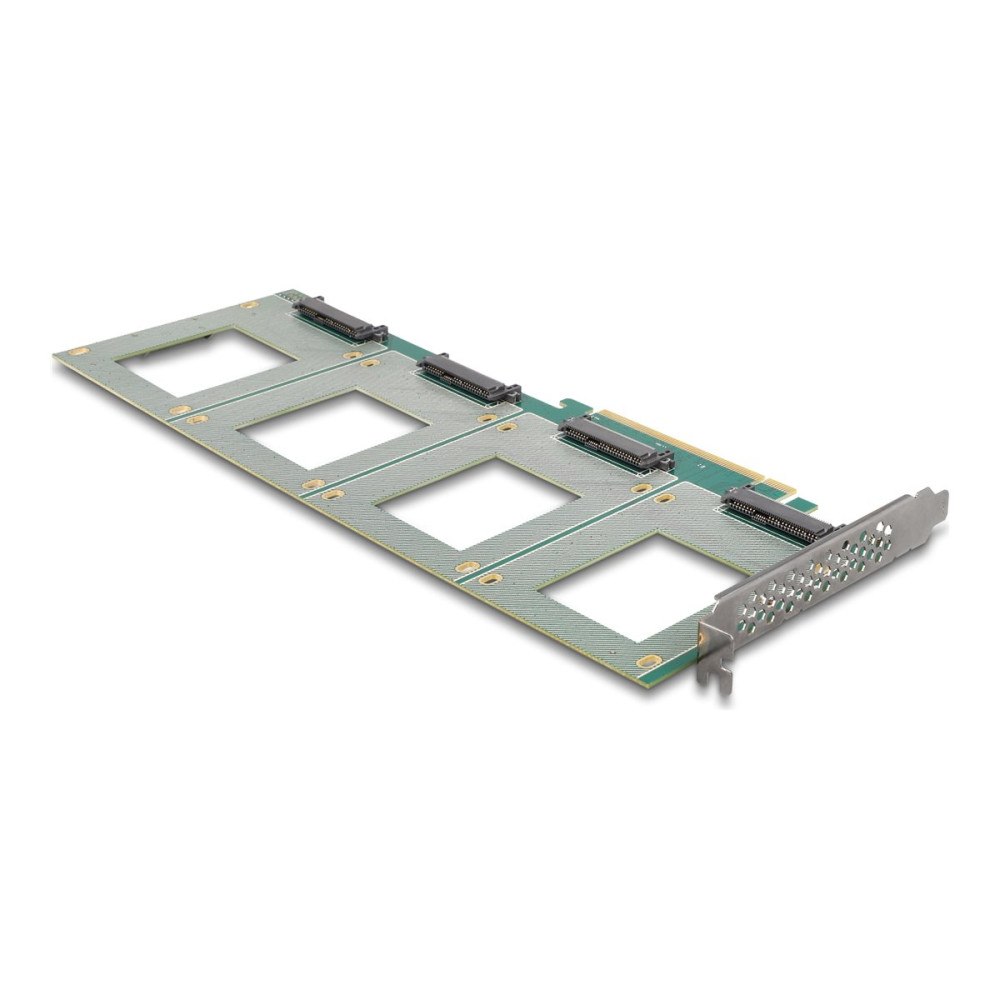 DeLOCK Delock - kontrollerkort - bifurkation, 288 x 122 mm - U.2 NVMe - PCIe 4.0 x16