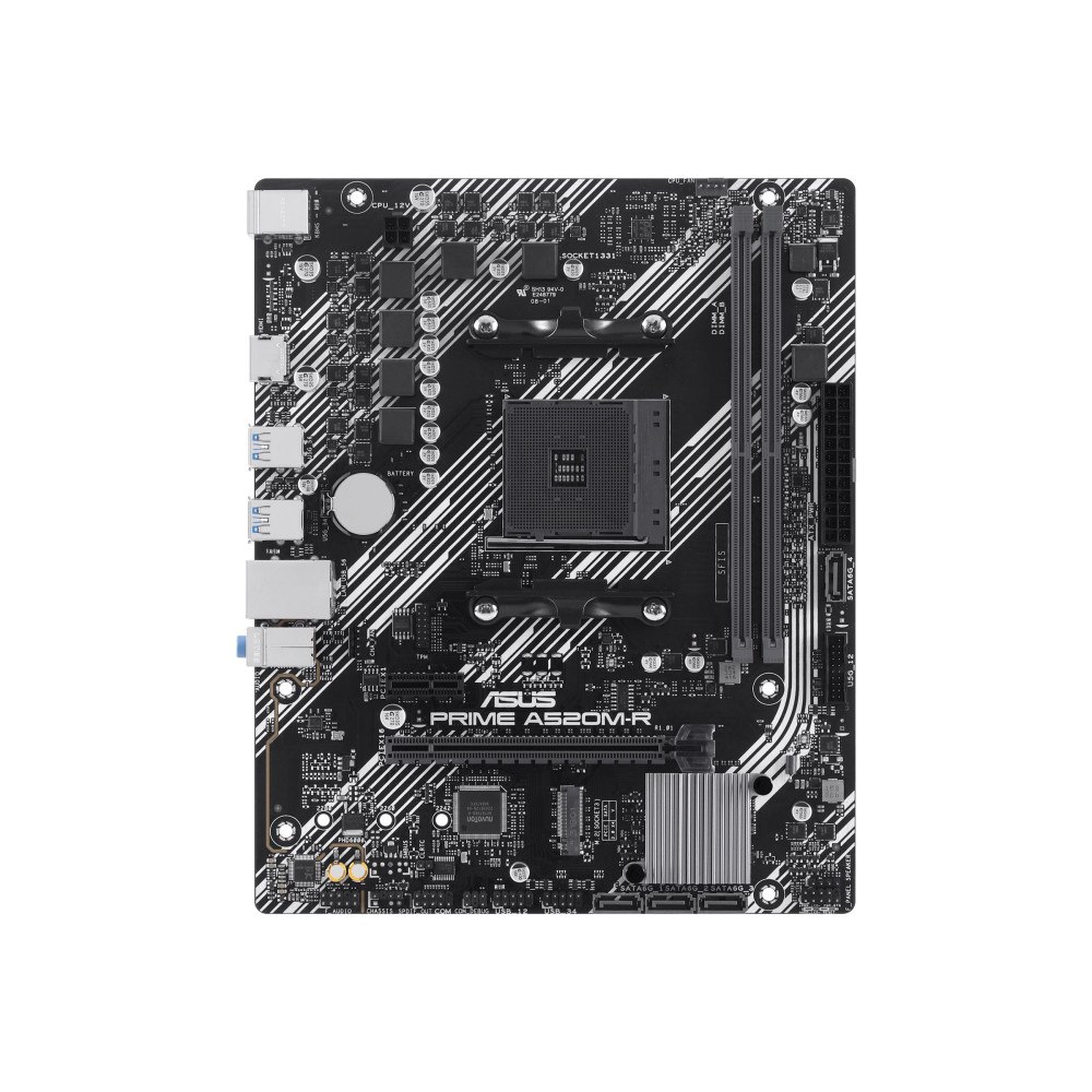 ASUSTeK COMPUTER ASUS PRIME A520M-R - moderkort - micro ATX - Socket AM4 - AMD A520