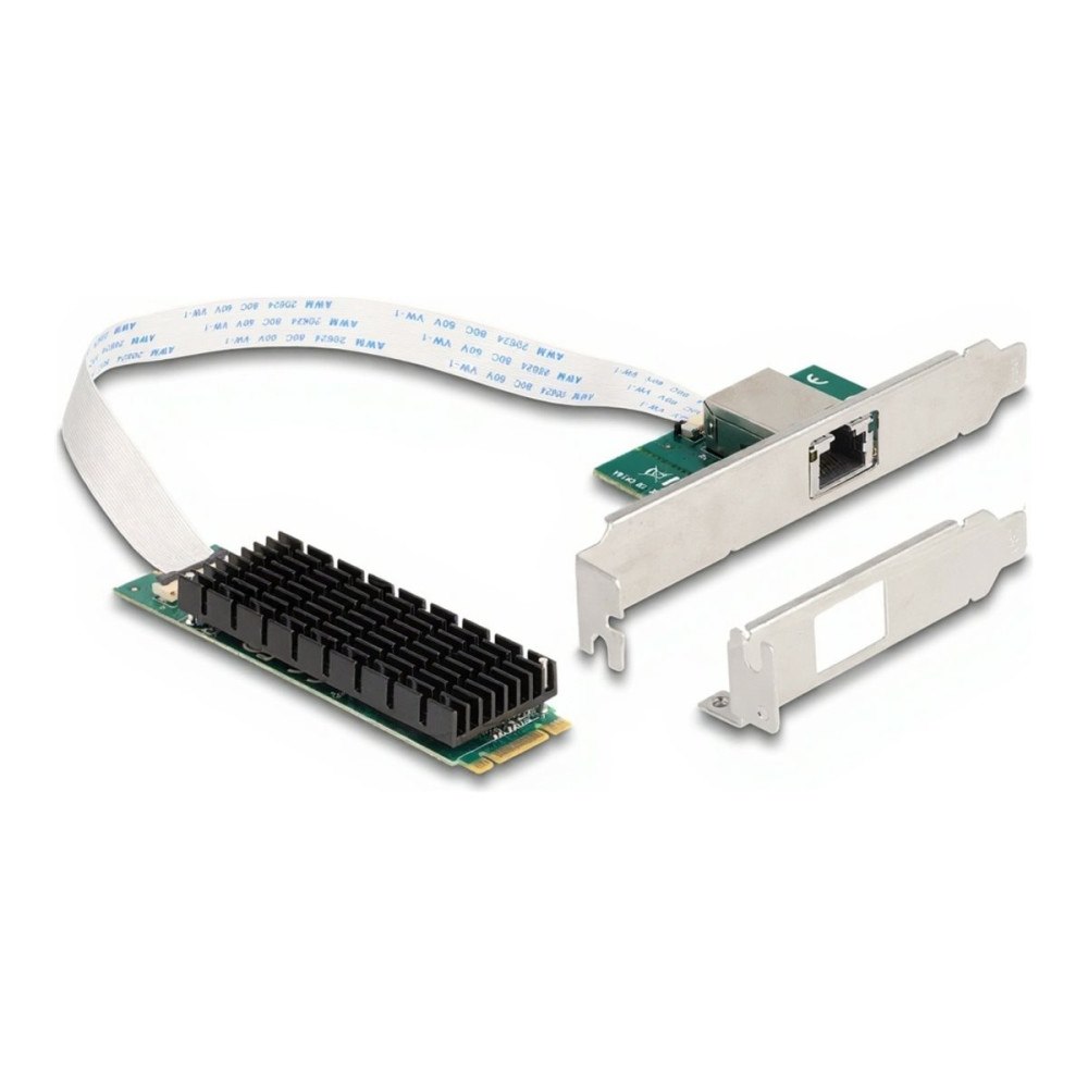 DeLOCK Delock - nätverksadapter - M.2 2280 (B+M Key) - 100M/1G/2.5G/5G/10 Gigabit Ethernet