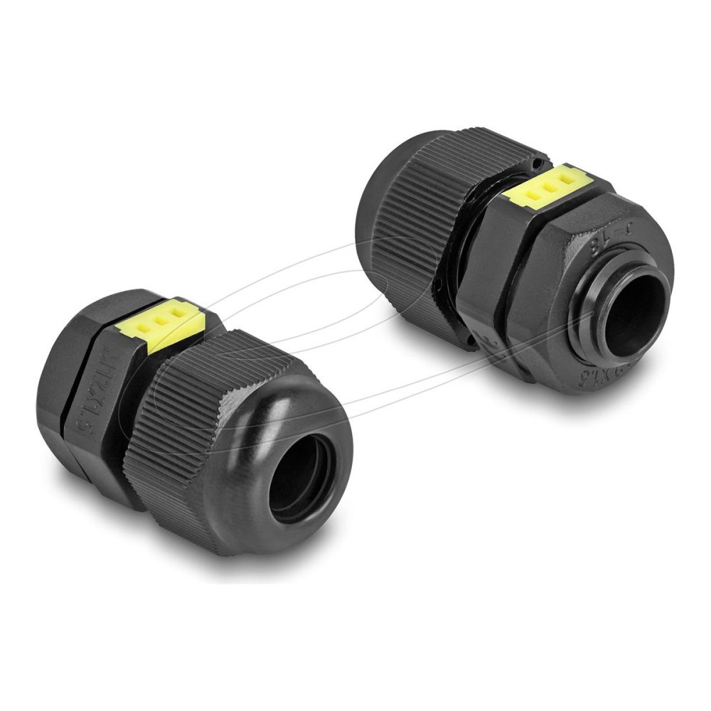 DeLOCK Delock cable gland (M12) - IP68 damm- och vattentålig, med ventilation