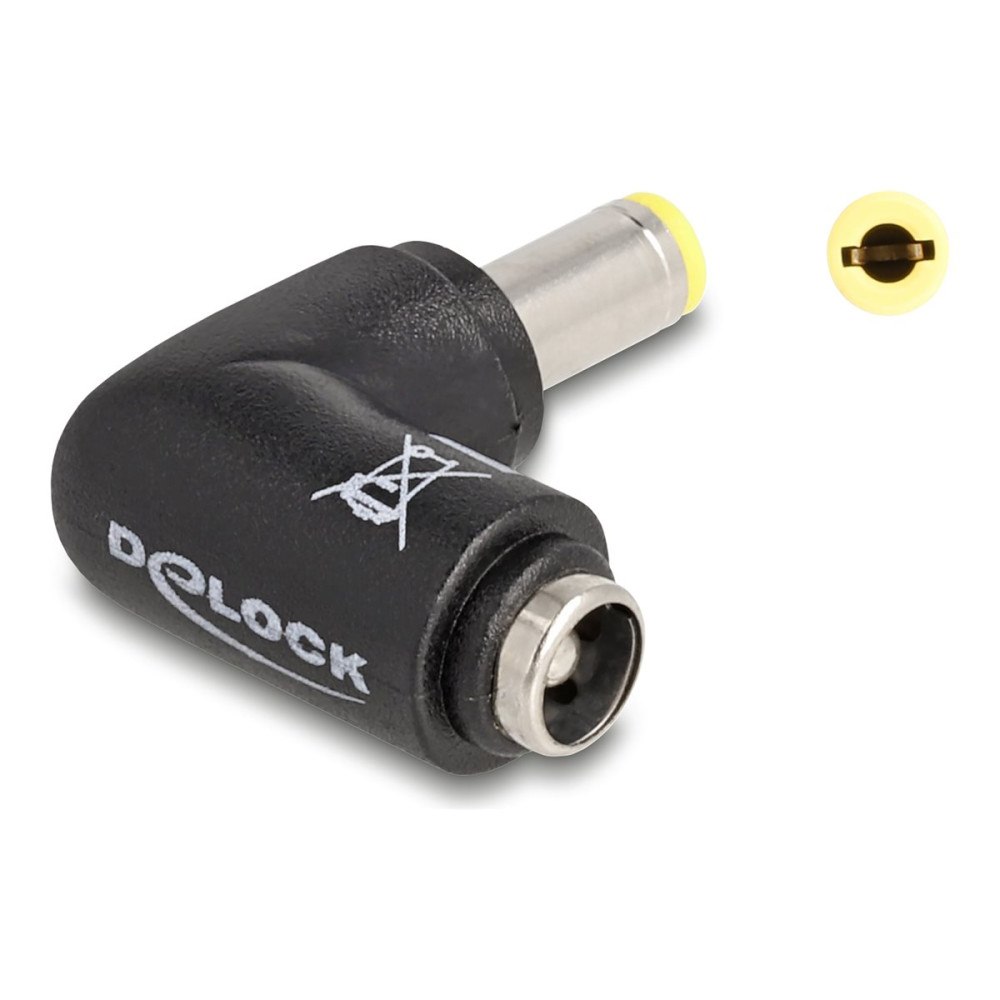 DeLOCK Delock - strömadapter - Växelströmsjack 5,5 x 2,5 mm till Växelströmsjack 5,5 x 2,5 mm