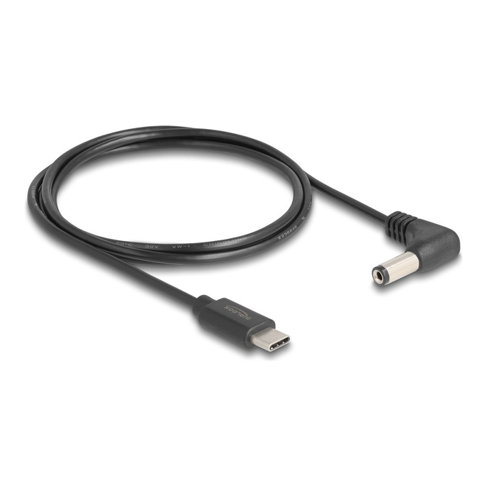 DeLOCK Delock - strömkabel - 24 pin USB-C till DC-jack 5,5 x 2,1 mm - 1.5 m