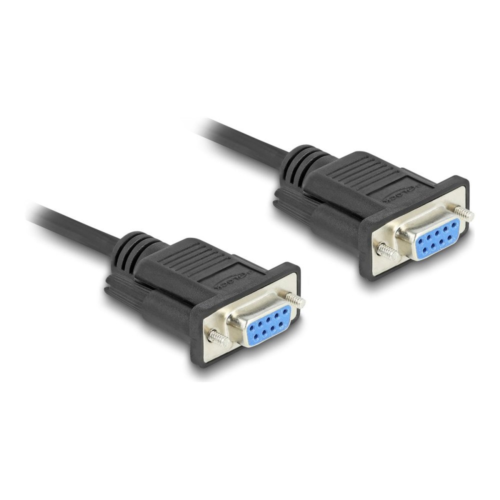 DeLOCK Delock seriell RS-232-kabel - 50 cm - svart