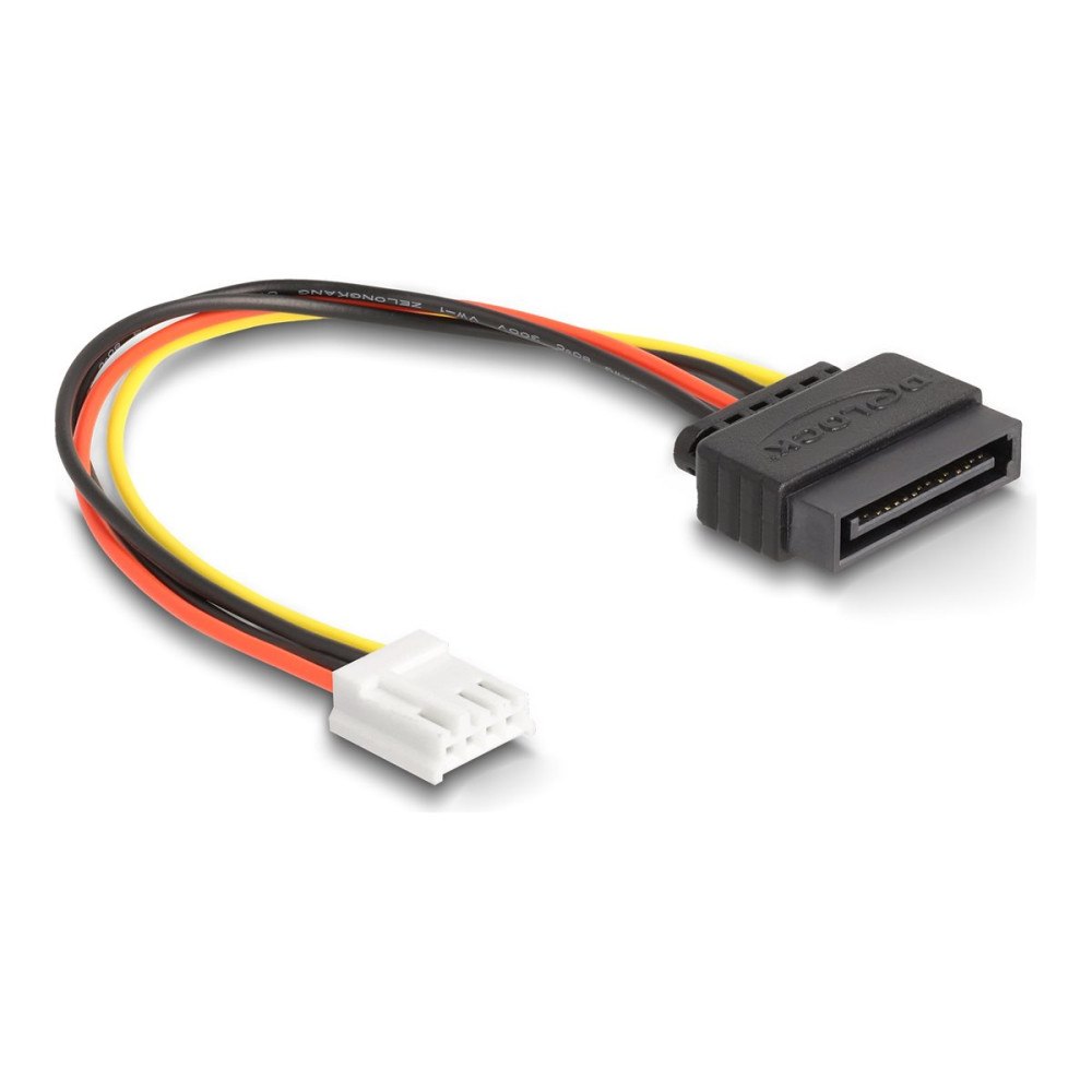 DeLOCK Delock - strömadapter - SATA-ström till 4 pin strömuttag för minimikontakt - 15 cm