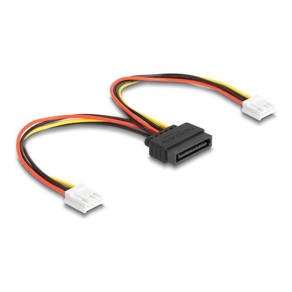 DeLOCK Delock - strömadapter - SATA-ström till 4 pin strömuttag för minimikontakt - 15 cm