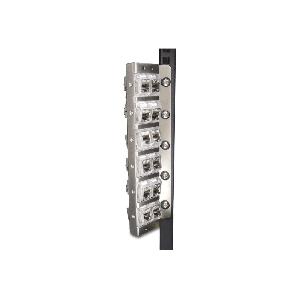 DeLOCK Delock modulär insats hållare (vertikal) - 10"/19" - tippbar
