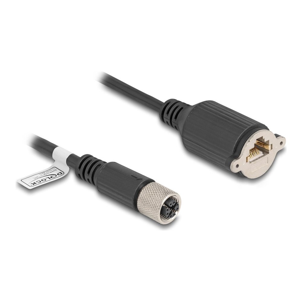 DeLOCK Delock nätverkskabel - 1 m - svart