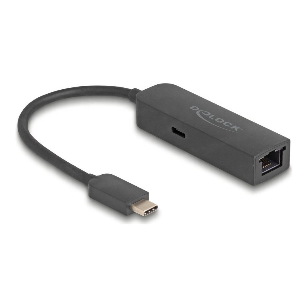 DeLOCK Delock - nätverksadapter - USB-C 3.0 - 10M/100M/1G/2.5 Gigabit Ethernet